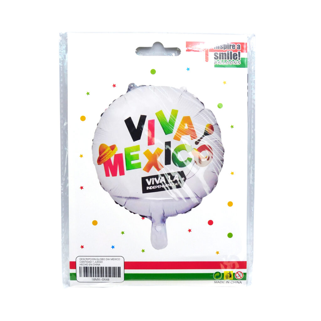 Globos metálico patrio