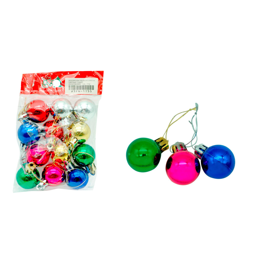 Docena de Esferas del #3 en Diversos Colores