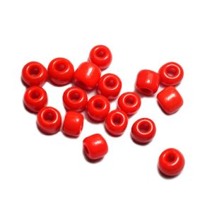 Chaquirón rojo bisutería en paquete de 450 gr