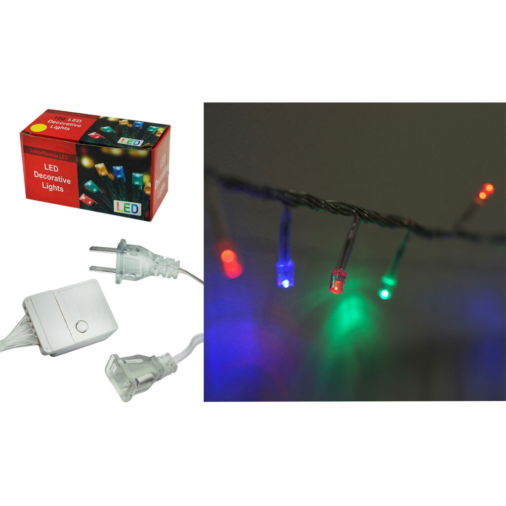 Serie de luces navideñas de 6 mts con 100 luces LED