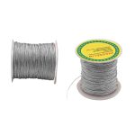 Hilo chino color plata por rollo de 50 yardas