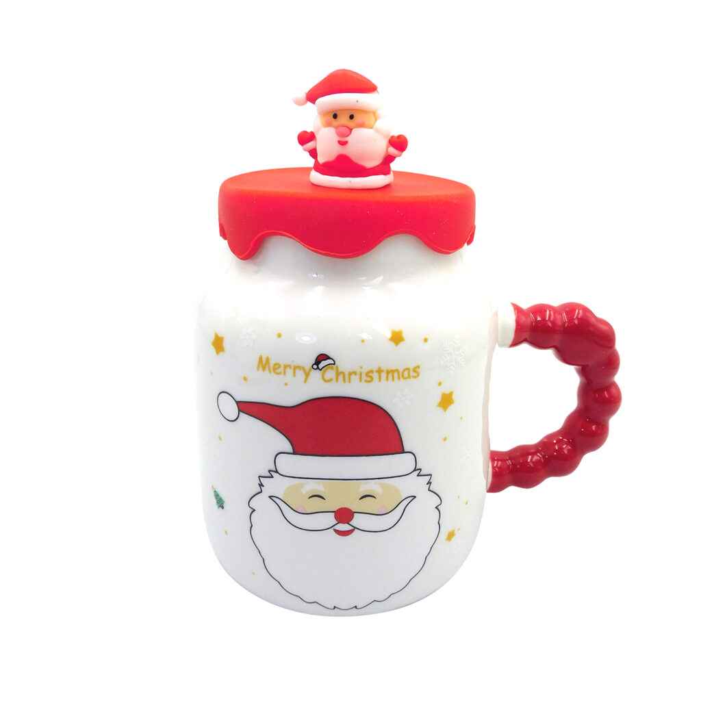 Taza navideña de Santa
