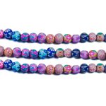 Hilo de bola de fimo de 8mm decorada con 40 piezas