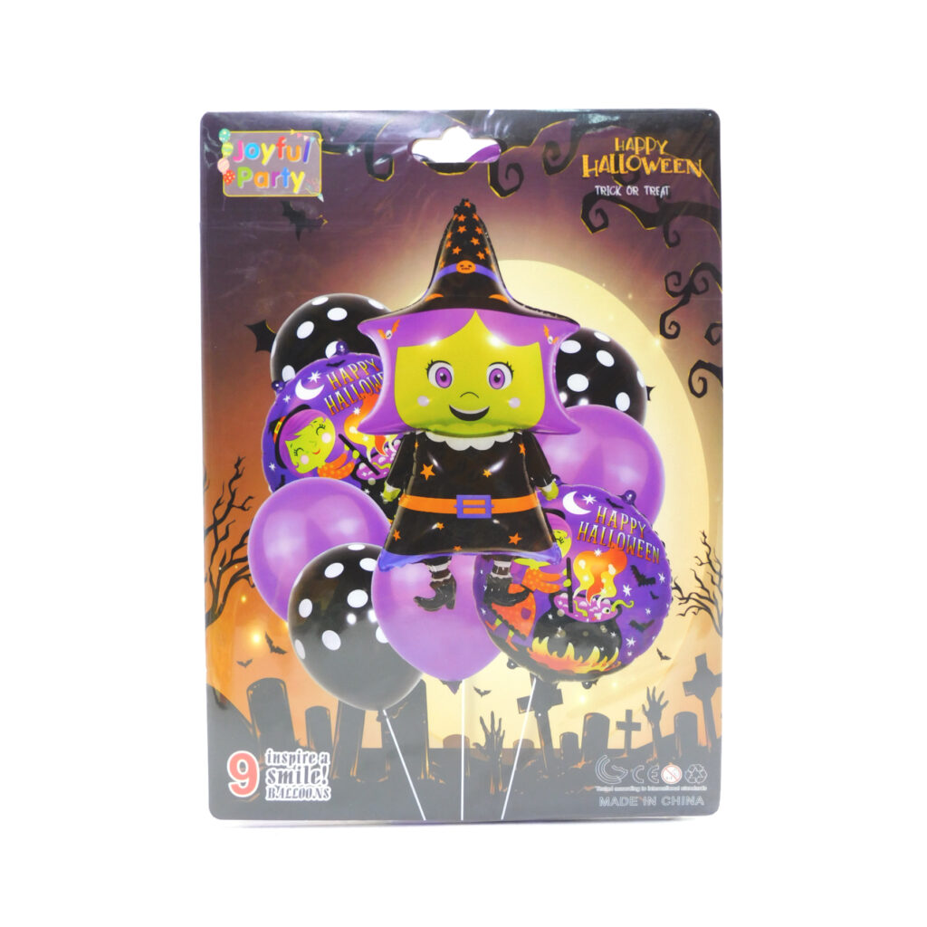 Juego de globos temáticos Halloween