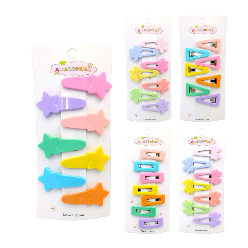 Pasador para cabello cubierta de plástico