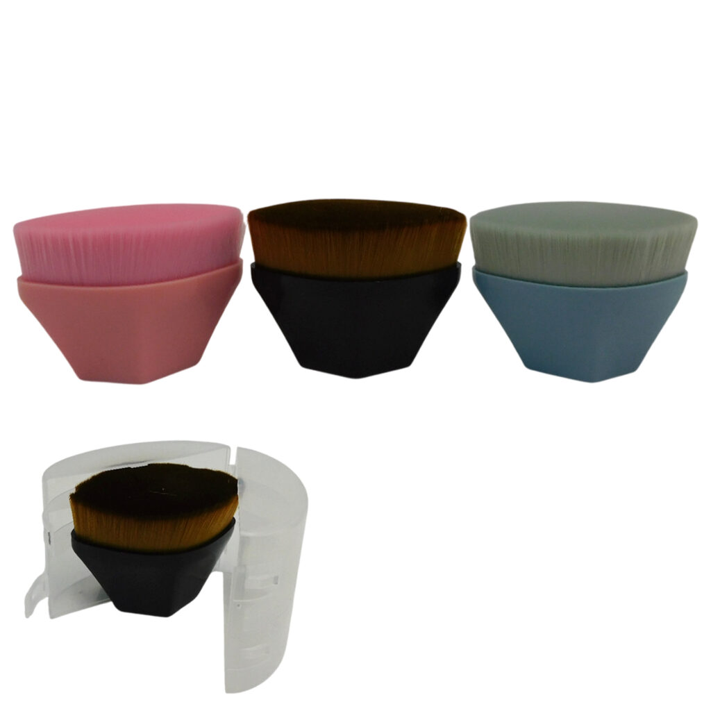 Docena de Brochas Kabuki Planas para Maquillaje