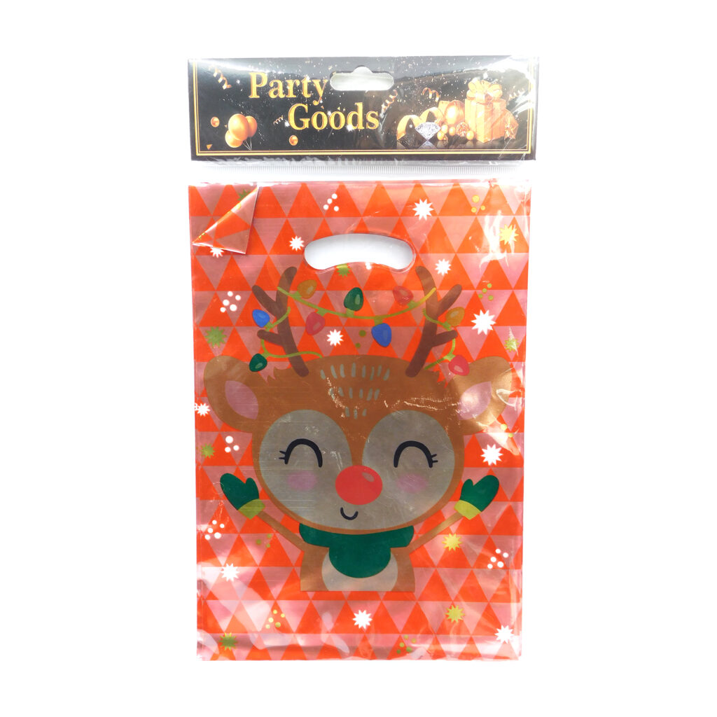 Bolsa plástica navideña