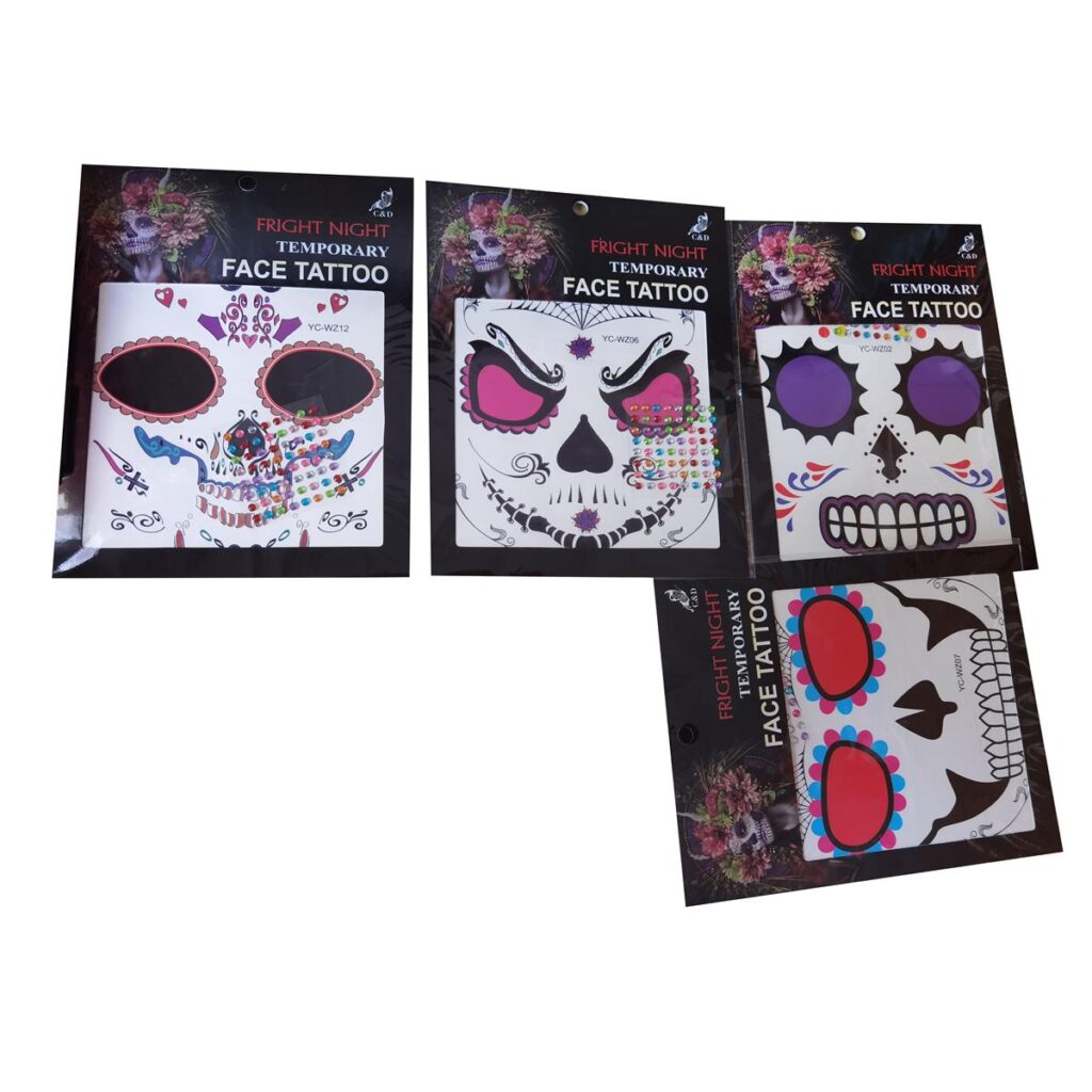 Tatuajes Faciales de Calavera