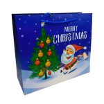 Docena de Bolsas de Regalo Navideñas de 30×17 cm