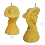 Vela en Forma de Adelita de Calavera