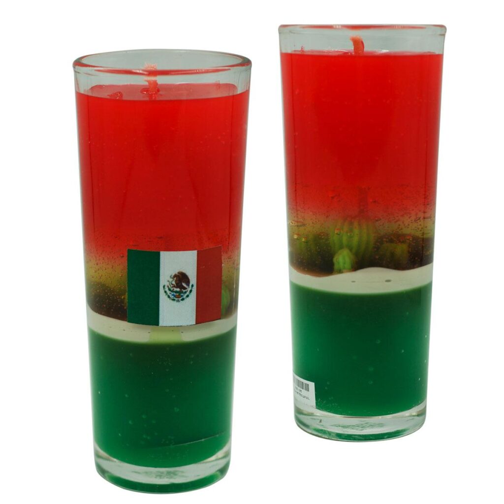 Veladora grande para fiestas patrias