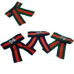 Moño bicolor para cabello por docena