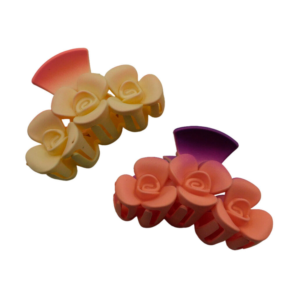 Pinzas para Cabello en Colores Degradados Varios Diseños (Docena)