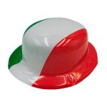 Sombrero tipo bombin tricolor