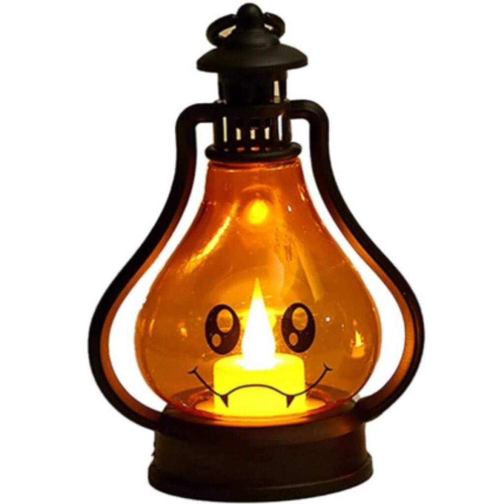 Luz Decorativa en Forma de Candil para Halloween