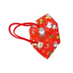 Cubrebocas navideño KN95 individual para niño y adulto