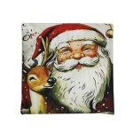 Funda para cojín navideña