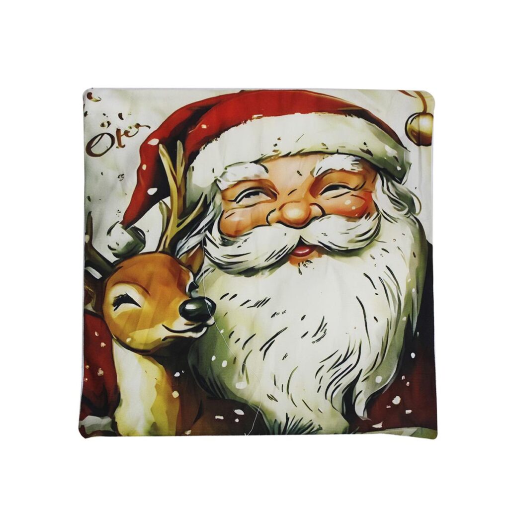 Funda para cojín navideña