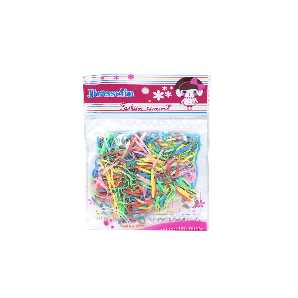 Paquetes de Liga de Látex para el Cabello en Colores Pastel