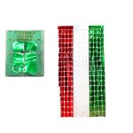 Cortina metálica tricolor