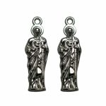 Dije de san judas 2 cm color plata