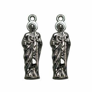 Dije de san judas 2 cm color plata