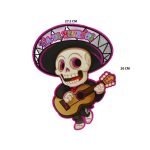 Adorno de Cartón de Día de Muertos