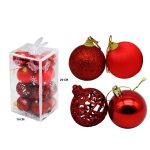 Paquete esferas navideñas color de 16 piezas