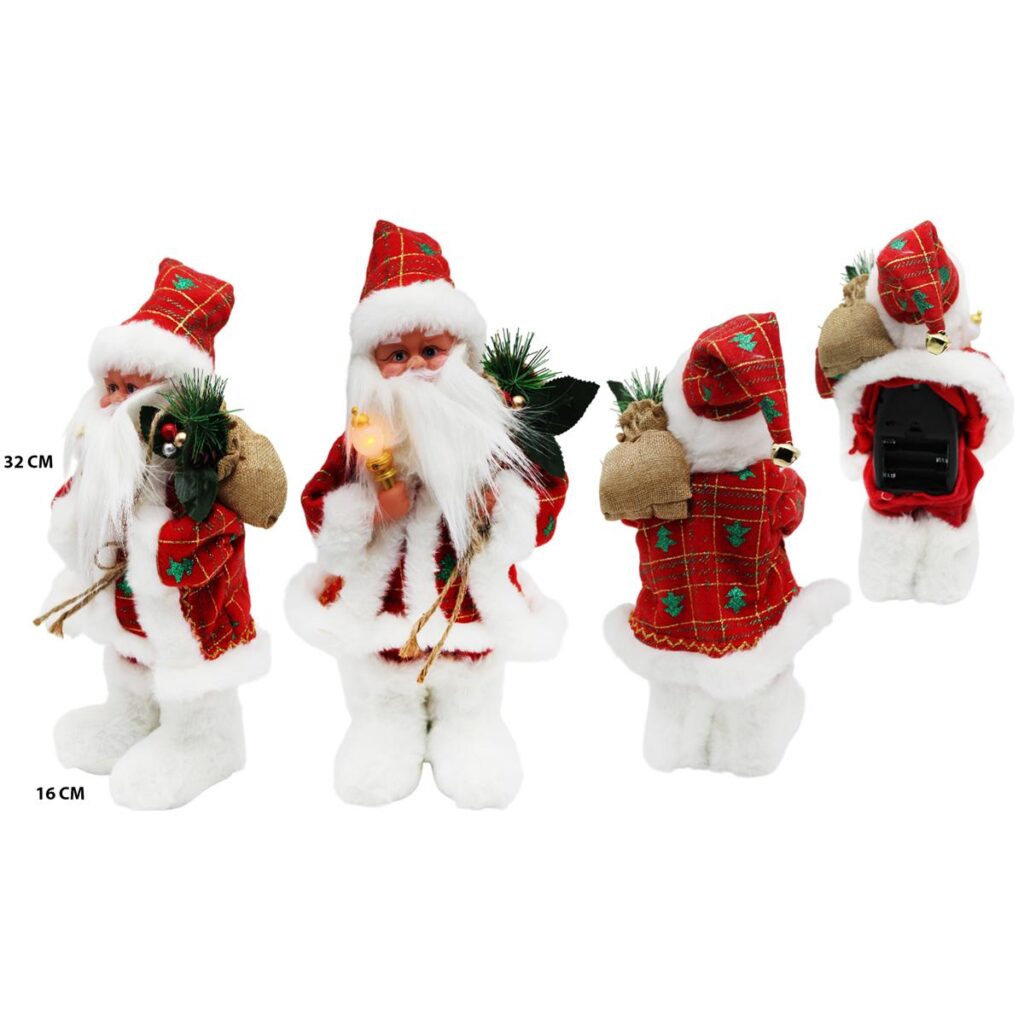 Figura de Santa Claus que baila
