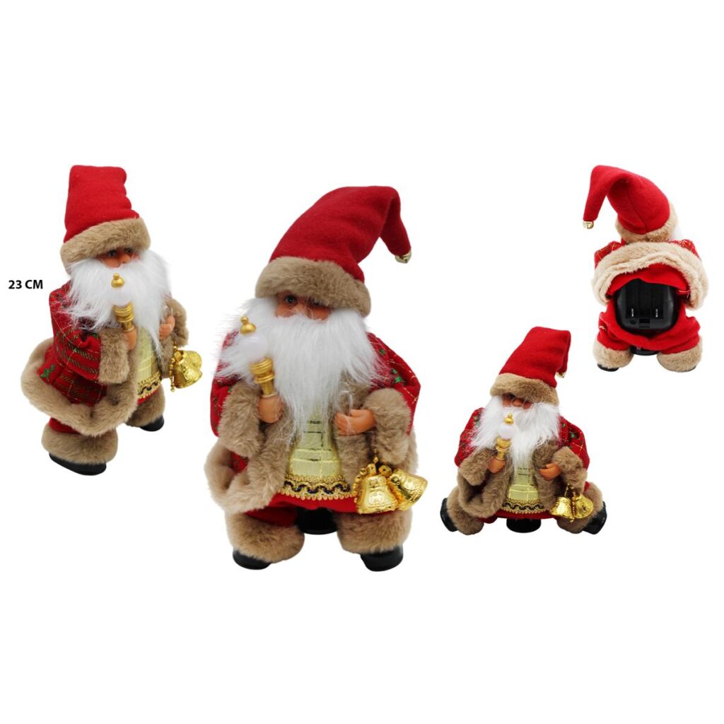 Figura chica de Santa con movimiento