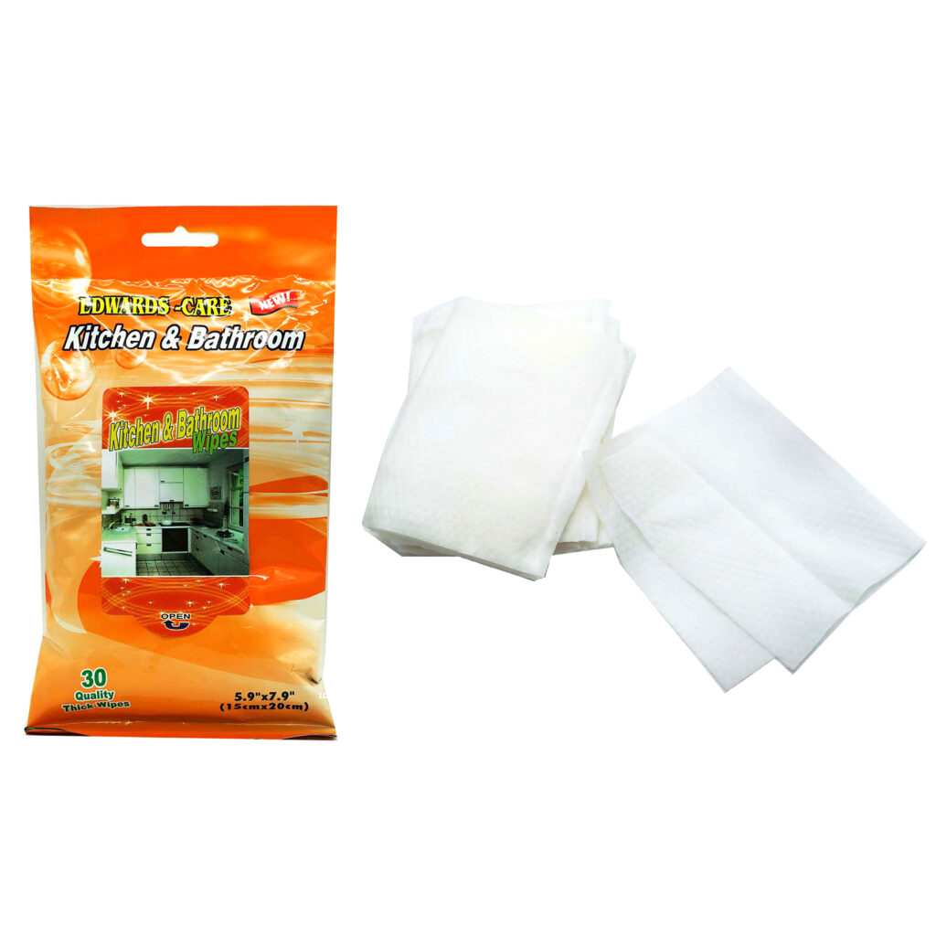 Toallitas húmedas para cocina y baño
