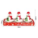 Vela de muñeco de nieve Juego con 3 piezas