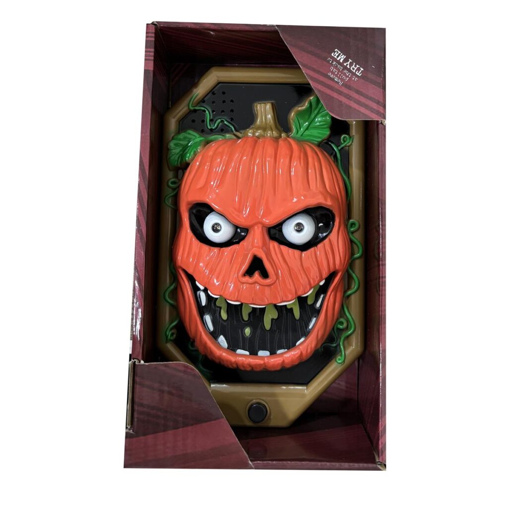 Decoración de Calabaza con Sonido para Halloween