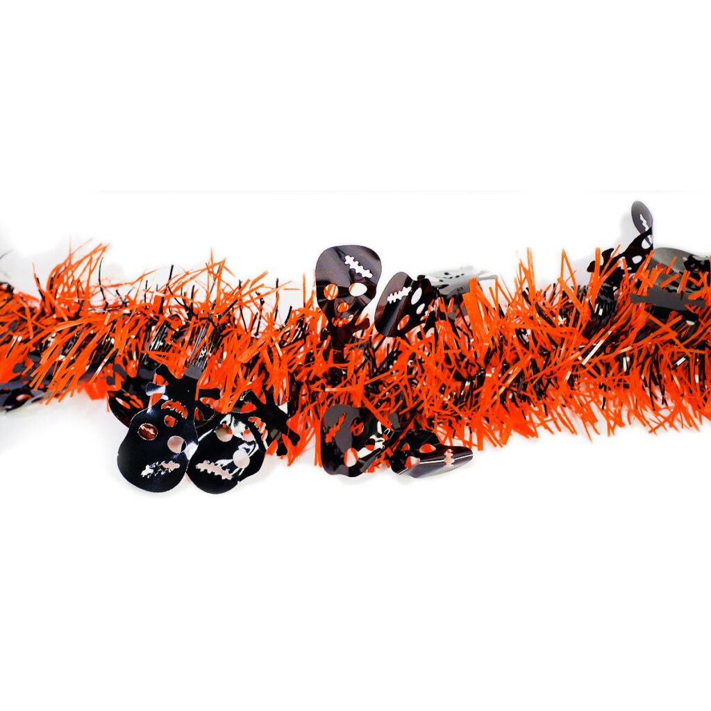 Escarcha para Halloween Naranja de 1 Metro