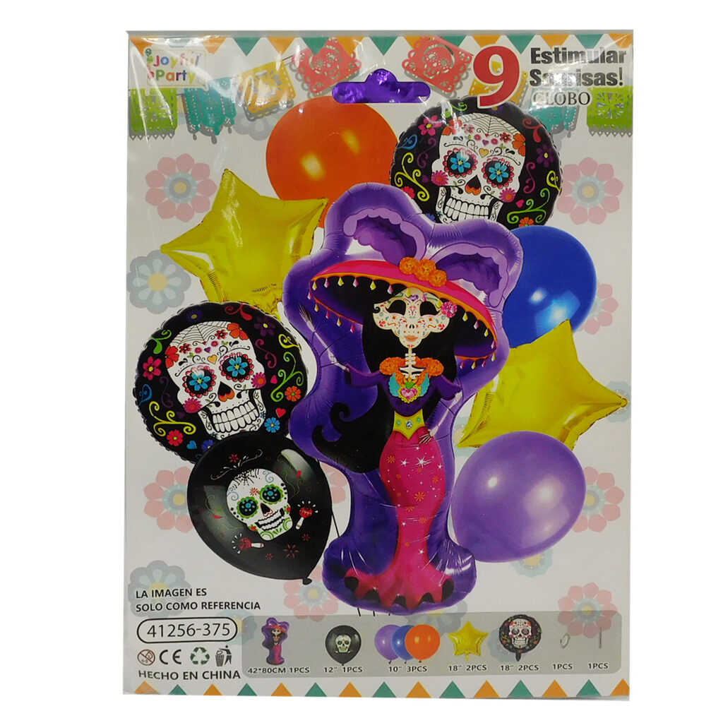 Set Globos para Día de Muertos