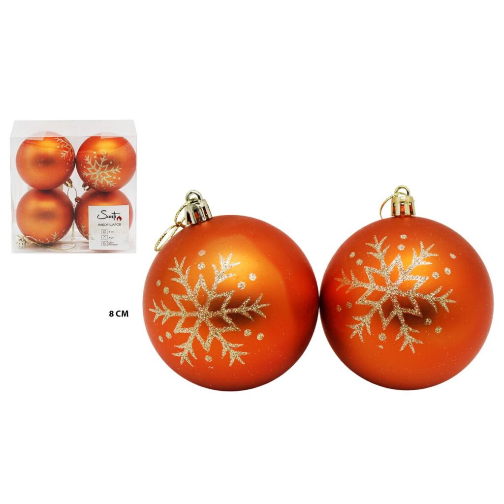 Esfera de Navidad 4 pzs