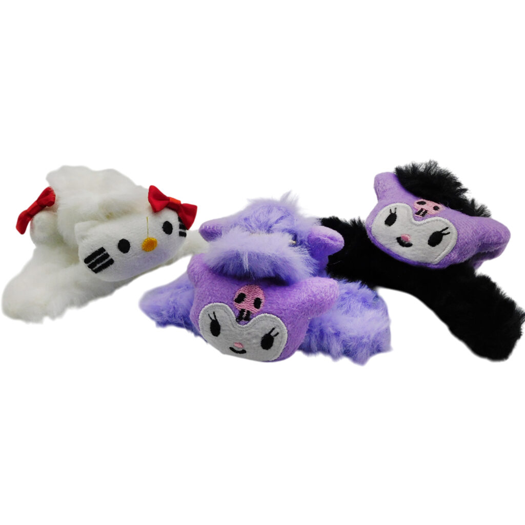 Pinza de peluche con Kuromi y osito por docena