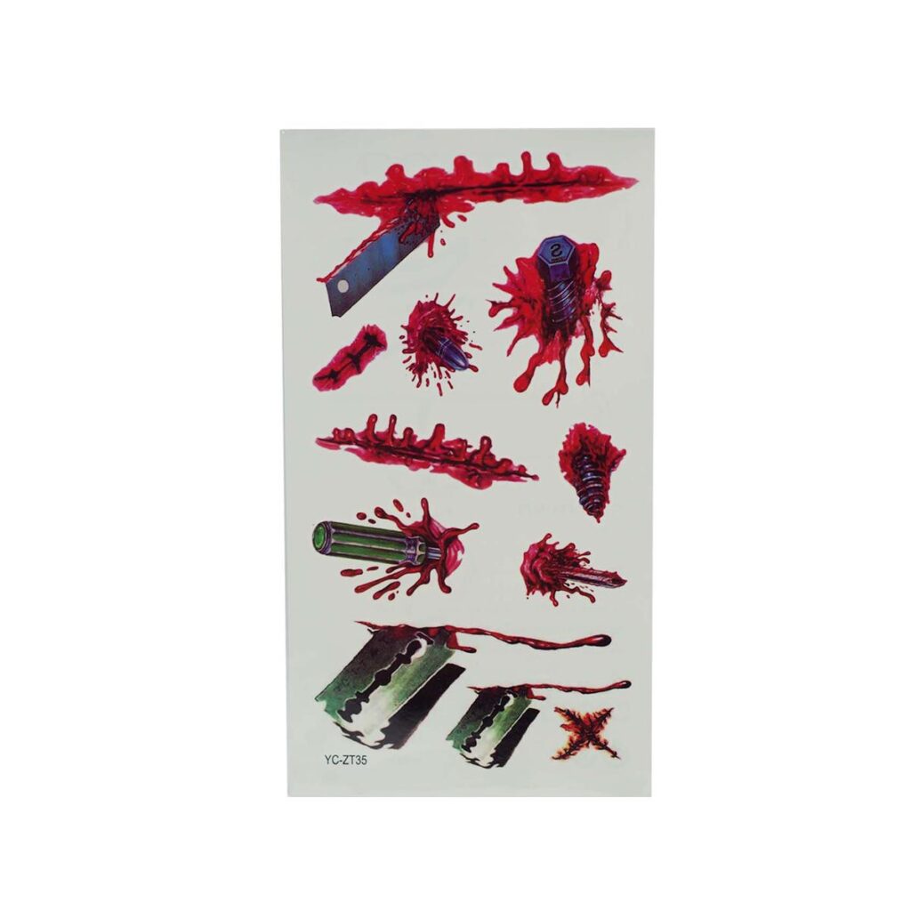 Tatuajes para Halloween de Heridas