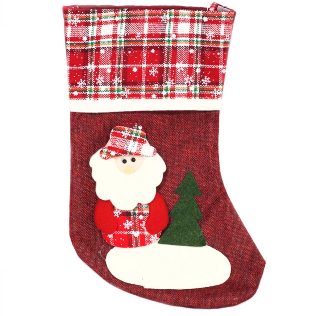 Bota navideña decorativa