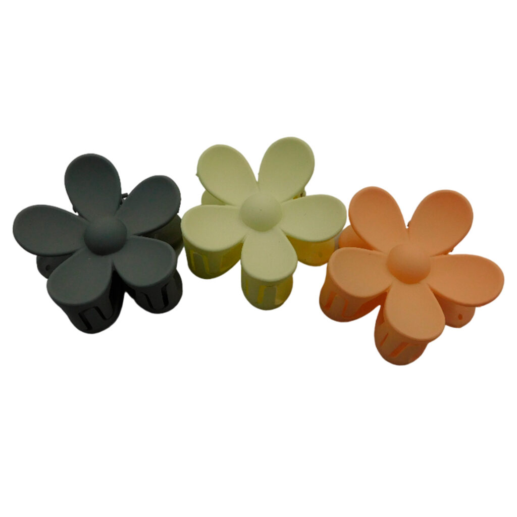 Pinzas de Cabello con Diseño de Flor Pack de Docena