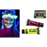 Set de 24 Pinturas Corporales Neón