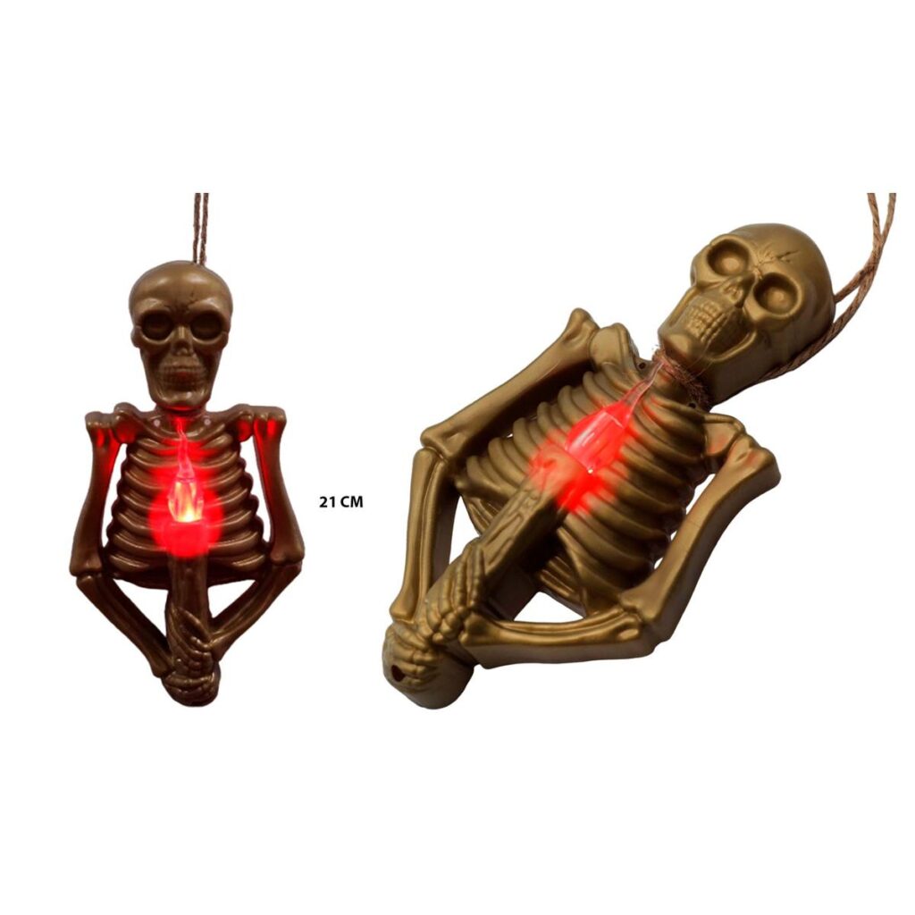 Colgante de Esqueleto con Luz para Halloween