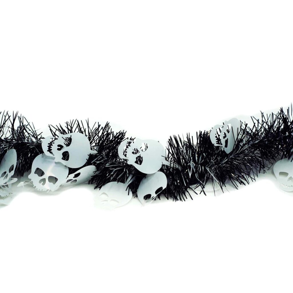 Guía Decorativa con Calaveras para Halloween