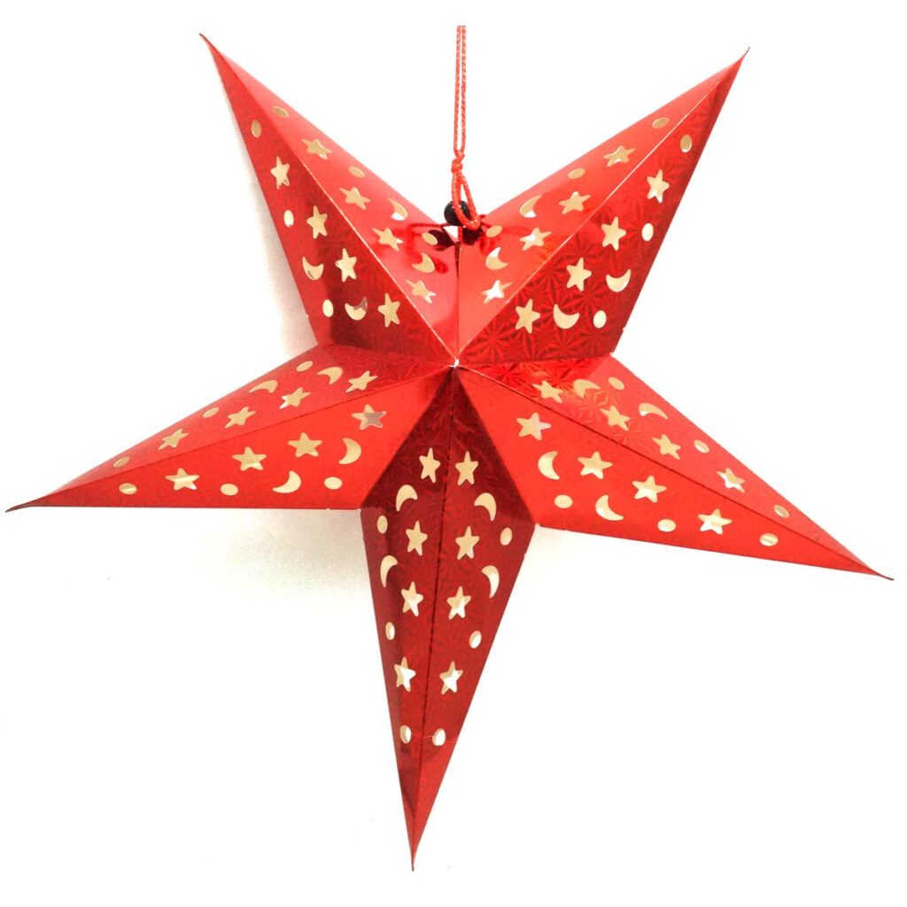 Estrella decoración navideña