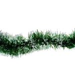 Escarcha Navideña Ancha Verde con Puntas de Color  1.80 m