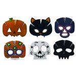 Set de 3 Antifaces de Papel para Halloween