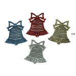 Juego de campanas navideñas diamantadas