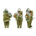 Figura de Santa dorado de 48 cm