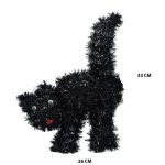 Adorno de Halloween Gato Negro de Escarcha